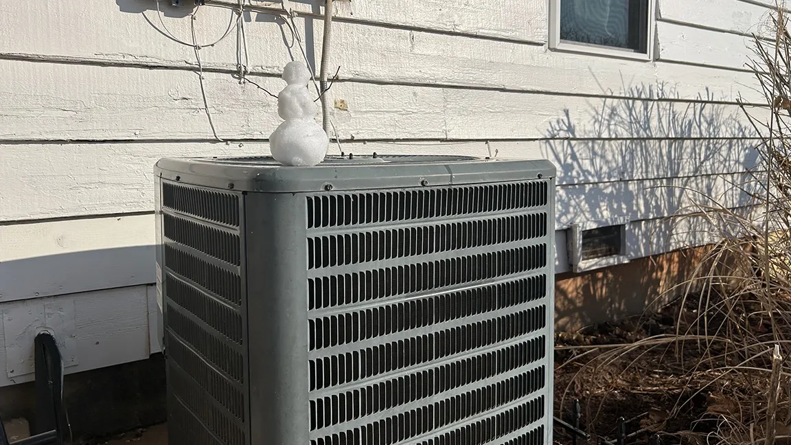 should you cover your ac unit before it snows